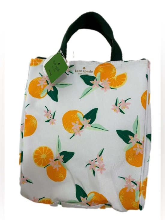 kate spade Handbags - kate spade NWT orange citrus print insulated lunch tote food storage container